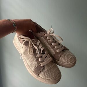 Jack Rogers Beige and Cream Women's Sneakers